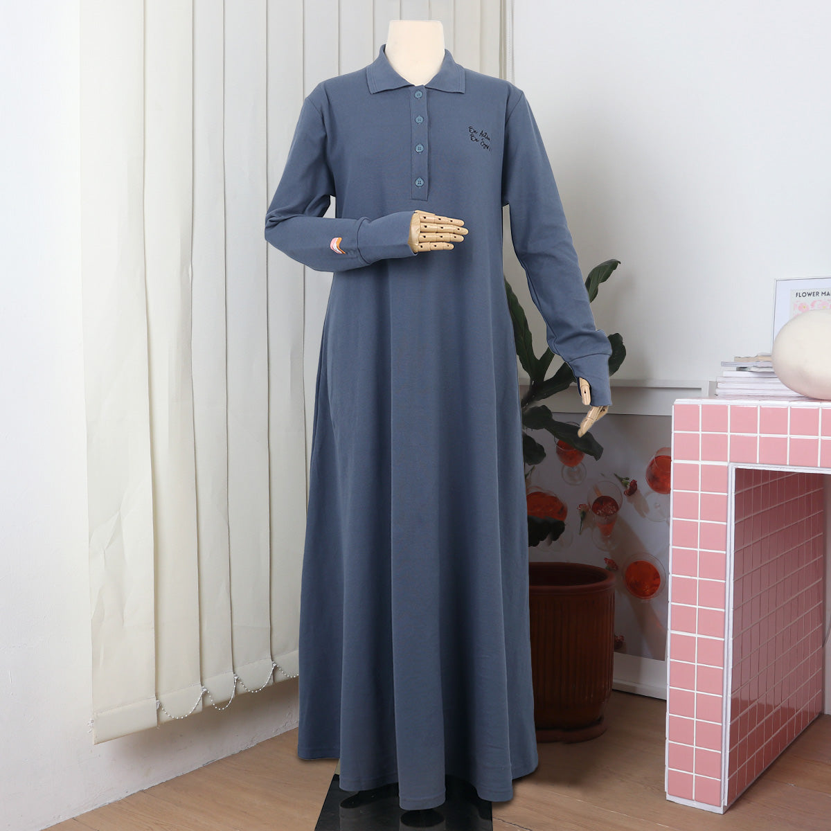 Adreena Dress - Denim