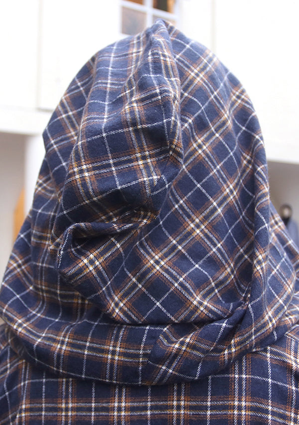 Azzahra Flannel - Navy