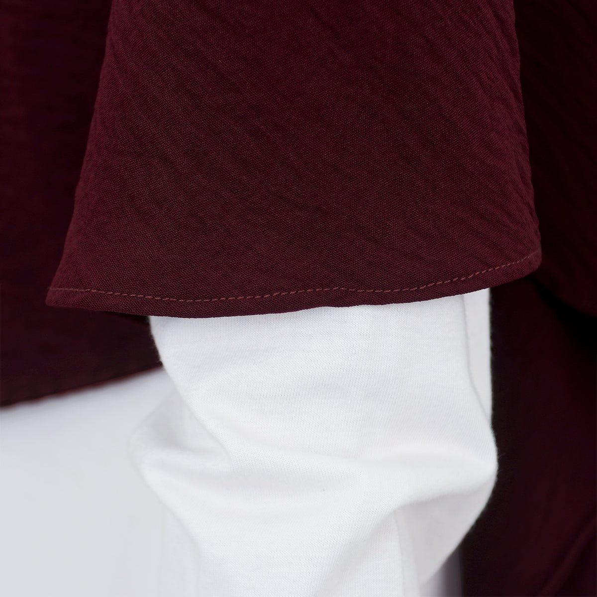 Anisah Khimar - Maroon