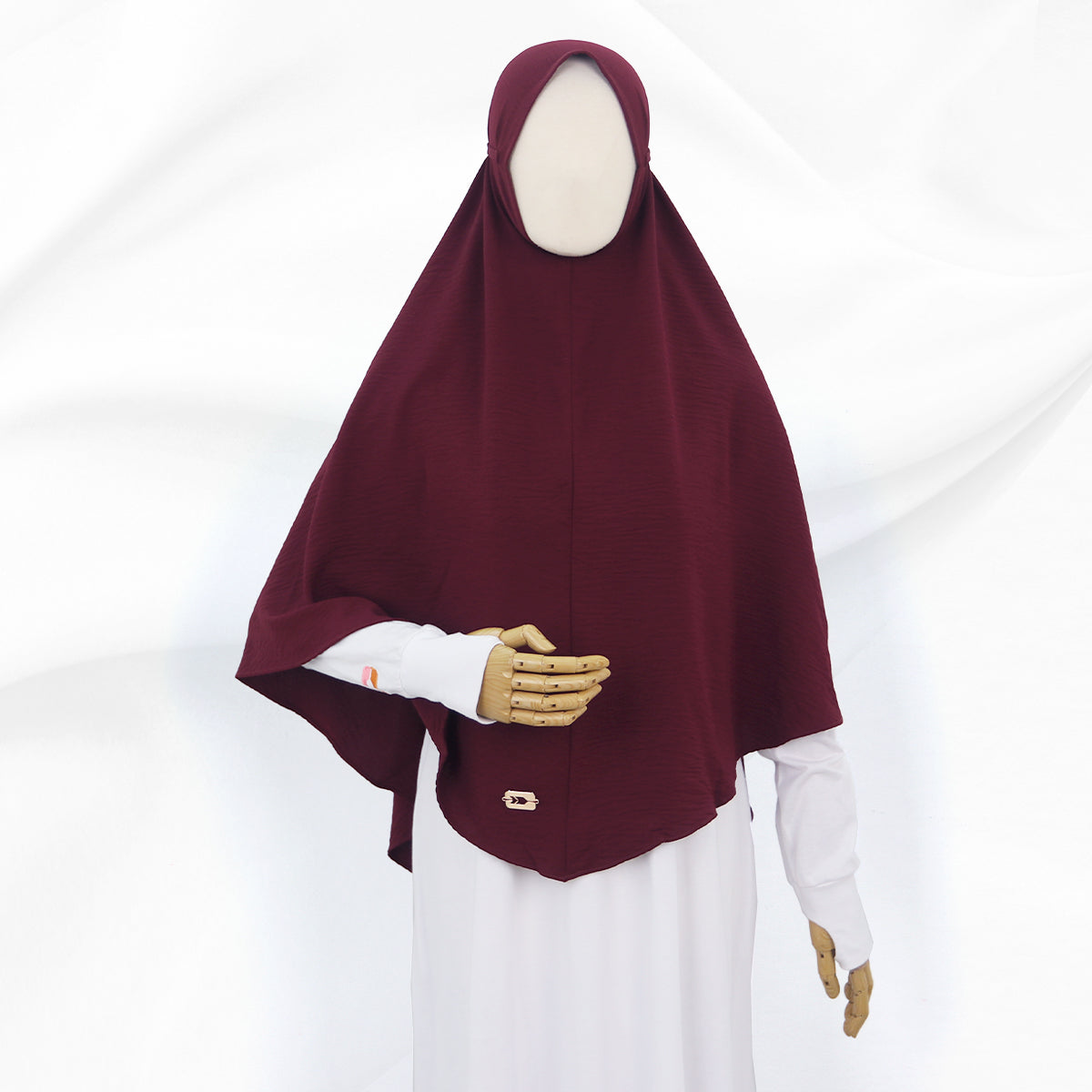 Anisah Khimar - Maroon