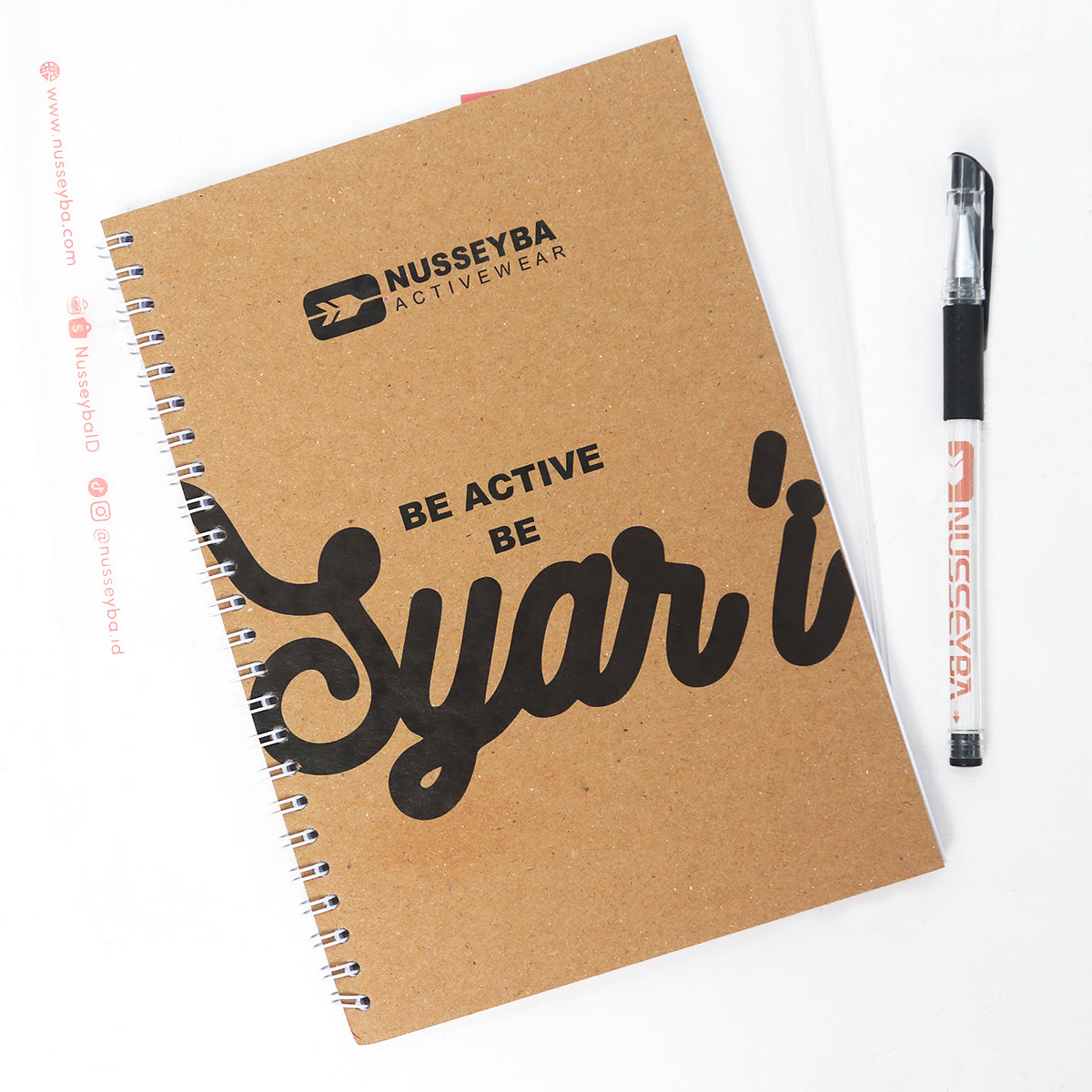 Notebook Vintage Aesthetic - Exclusive #BeActiveBeSyari