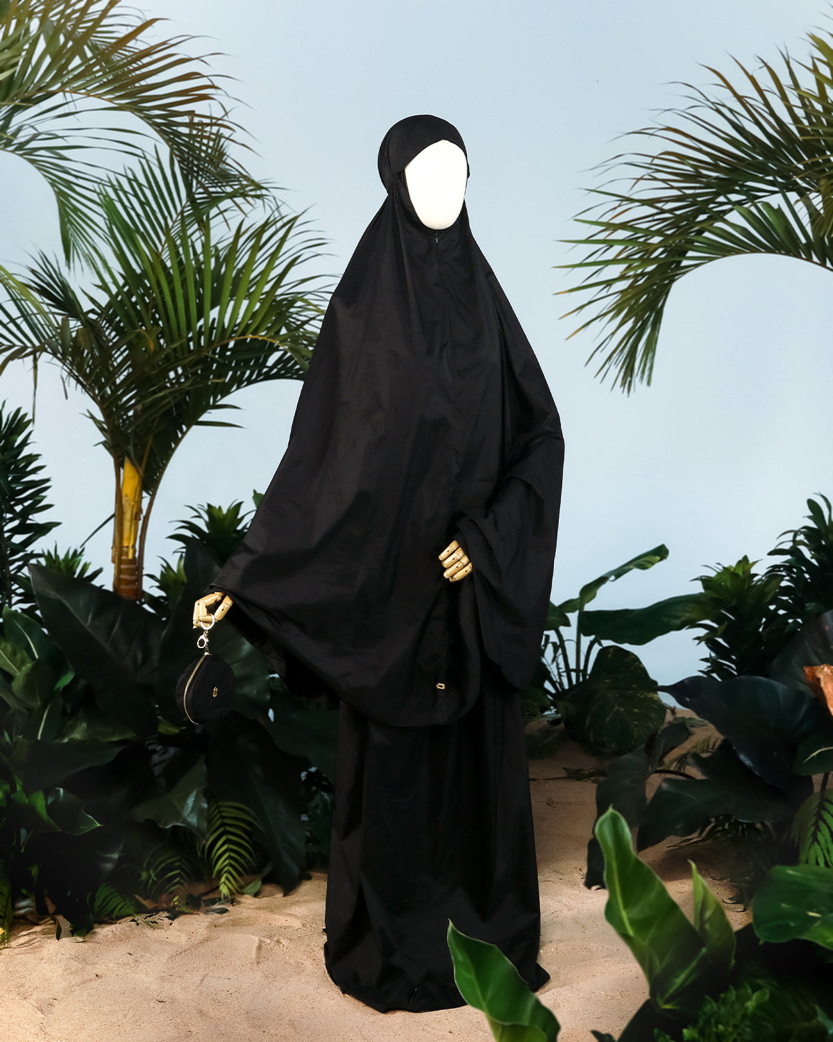 Belinda Mukena Travel - Black