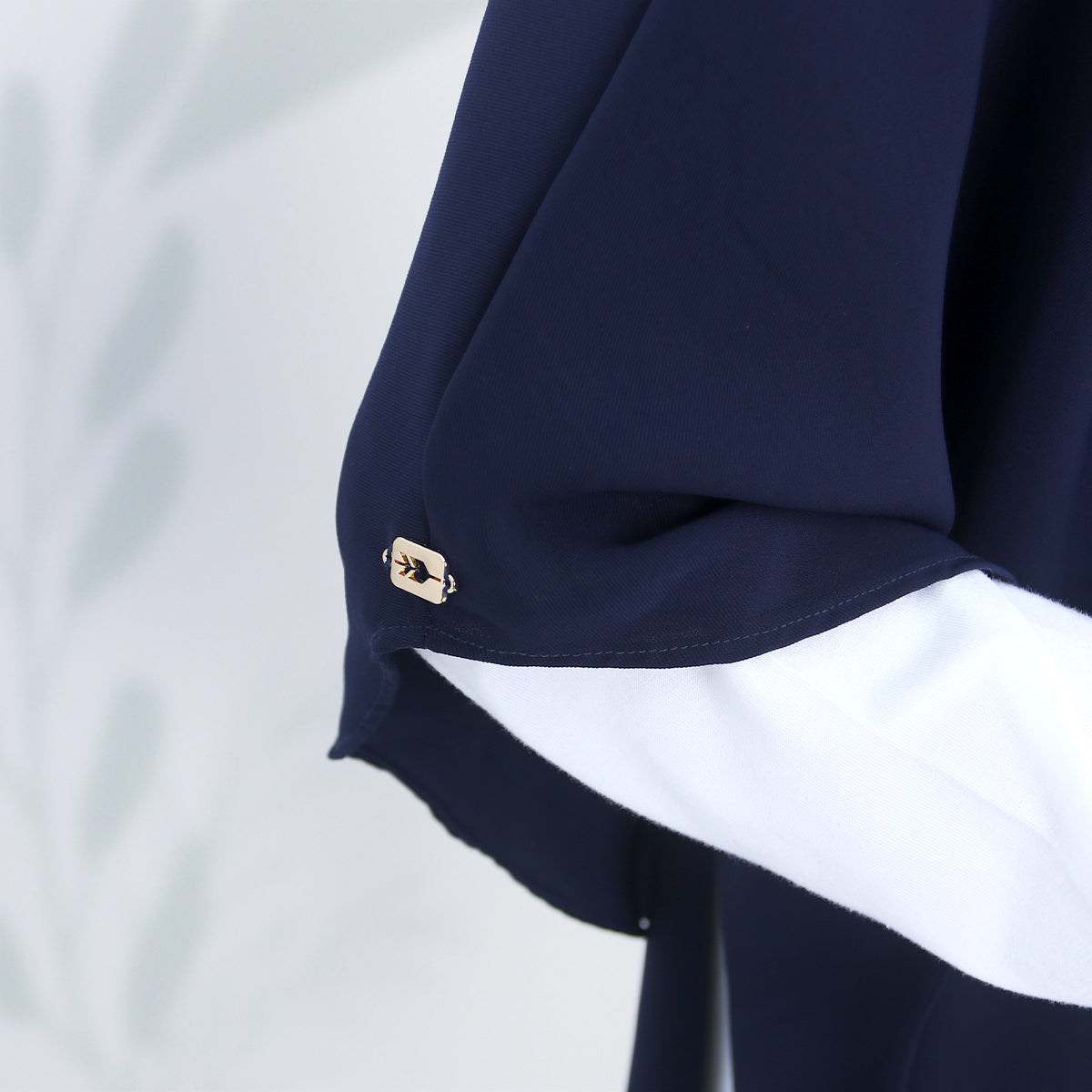 Chasmi French Khimar - Midnight Blue
