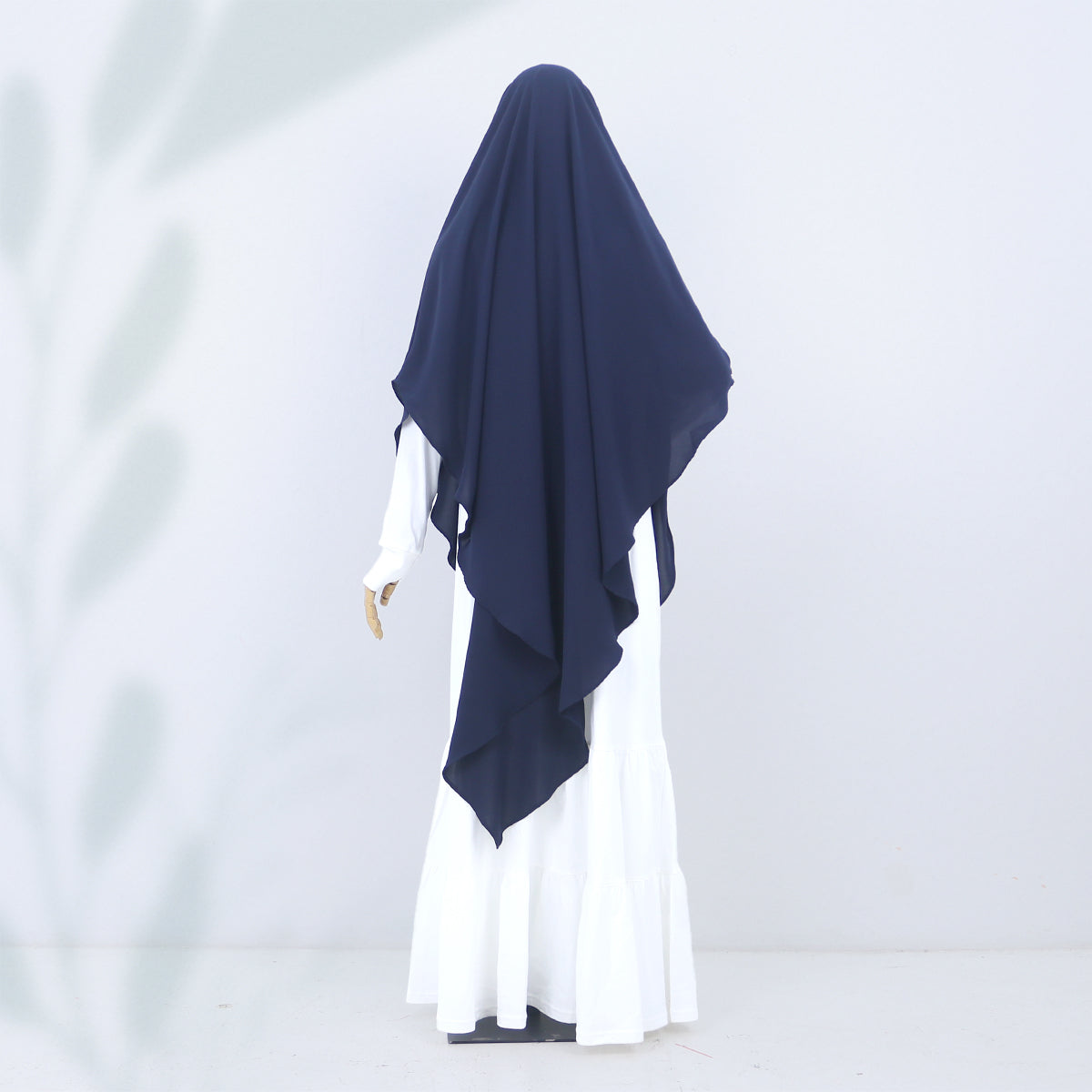 Chasmi French Khimar - Midnight Blue