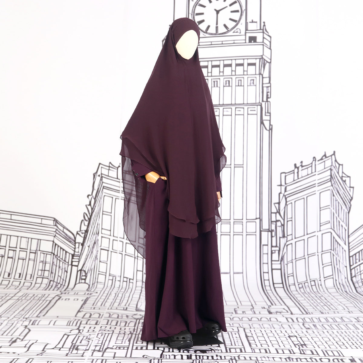 Dafani Dress - Plum
