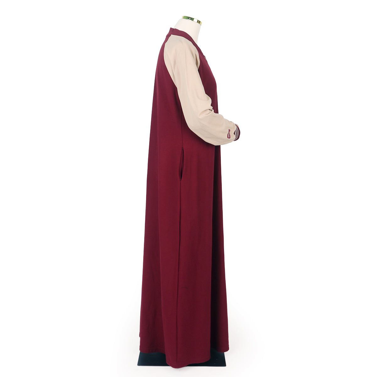 Ditsy Dress - Maroon