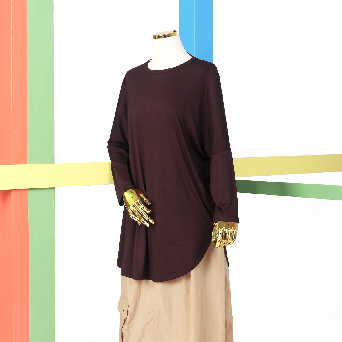 Dzikra Top - Brown