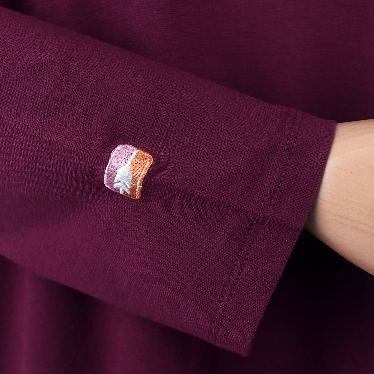 Dzikra Top - Burgundy