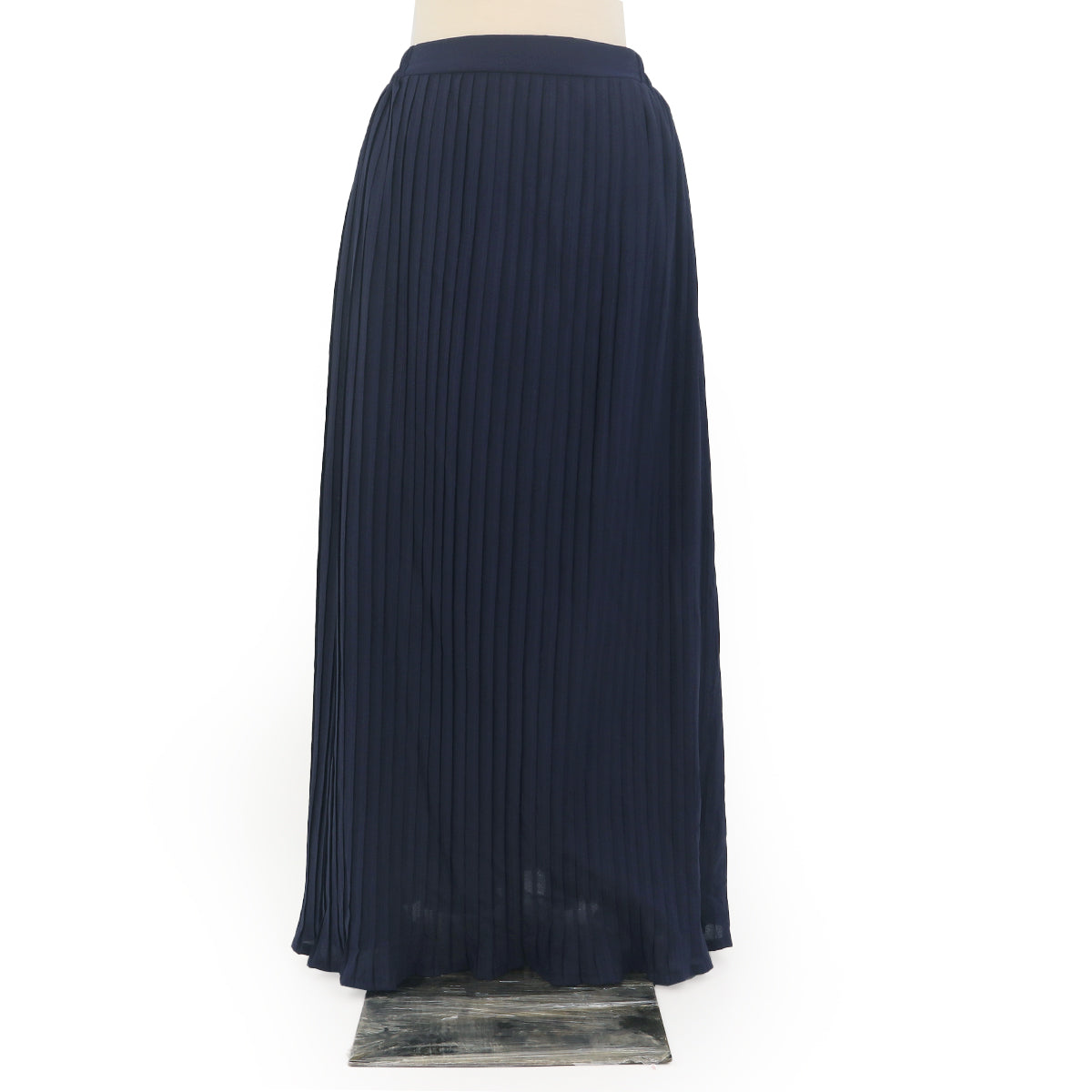 Elina Pleats Skirt Navy