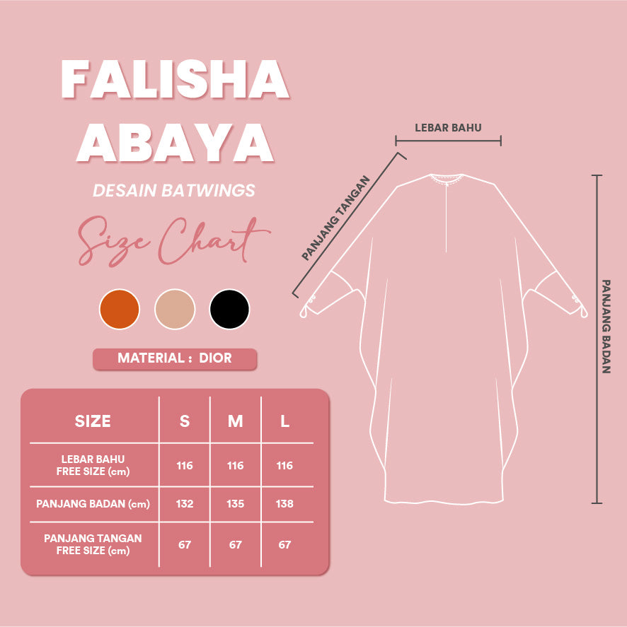 Falisha Abaya - Brick