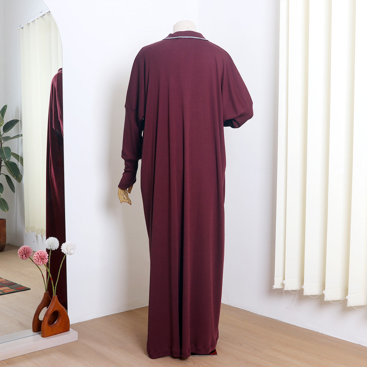 Haneen Dress - Maroon