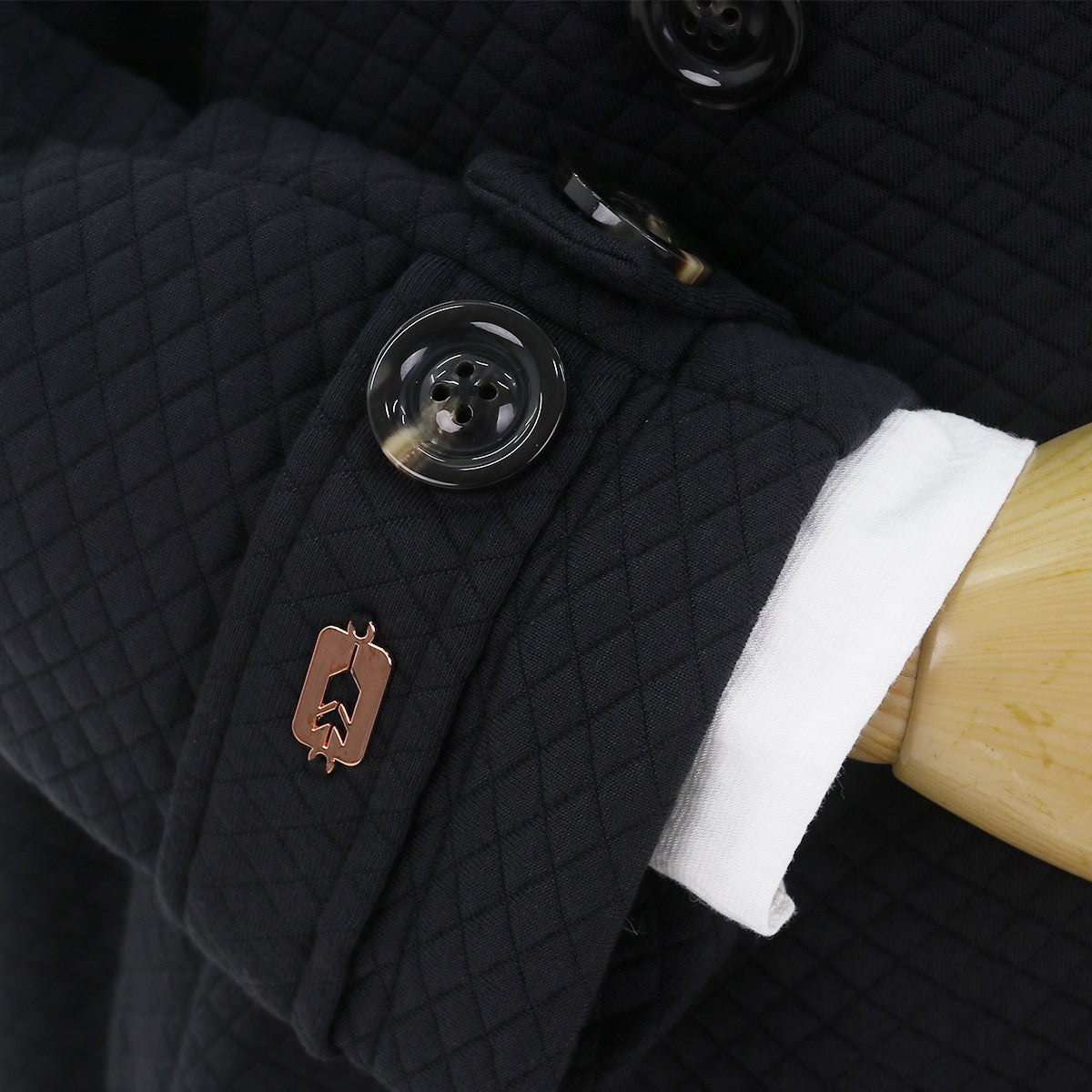 Hazeera Long Jacket - Black
