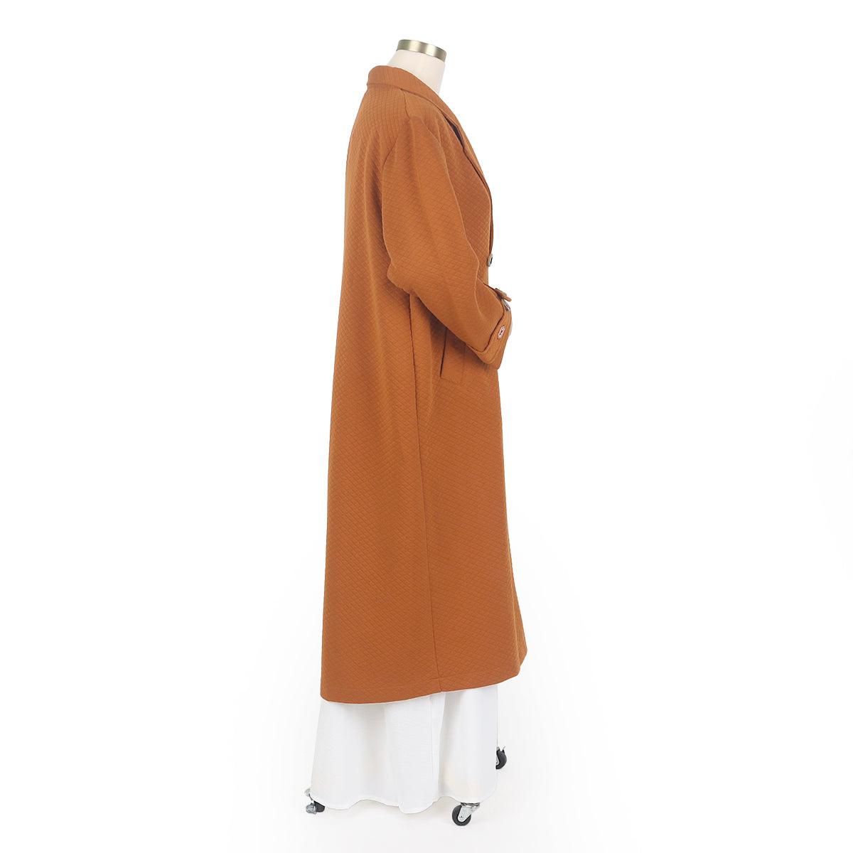 Hazeera Long Jacket - Brick