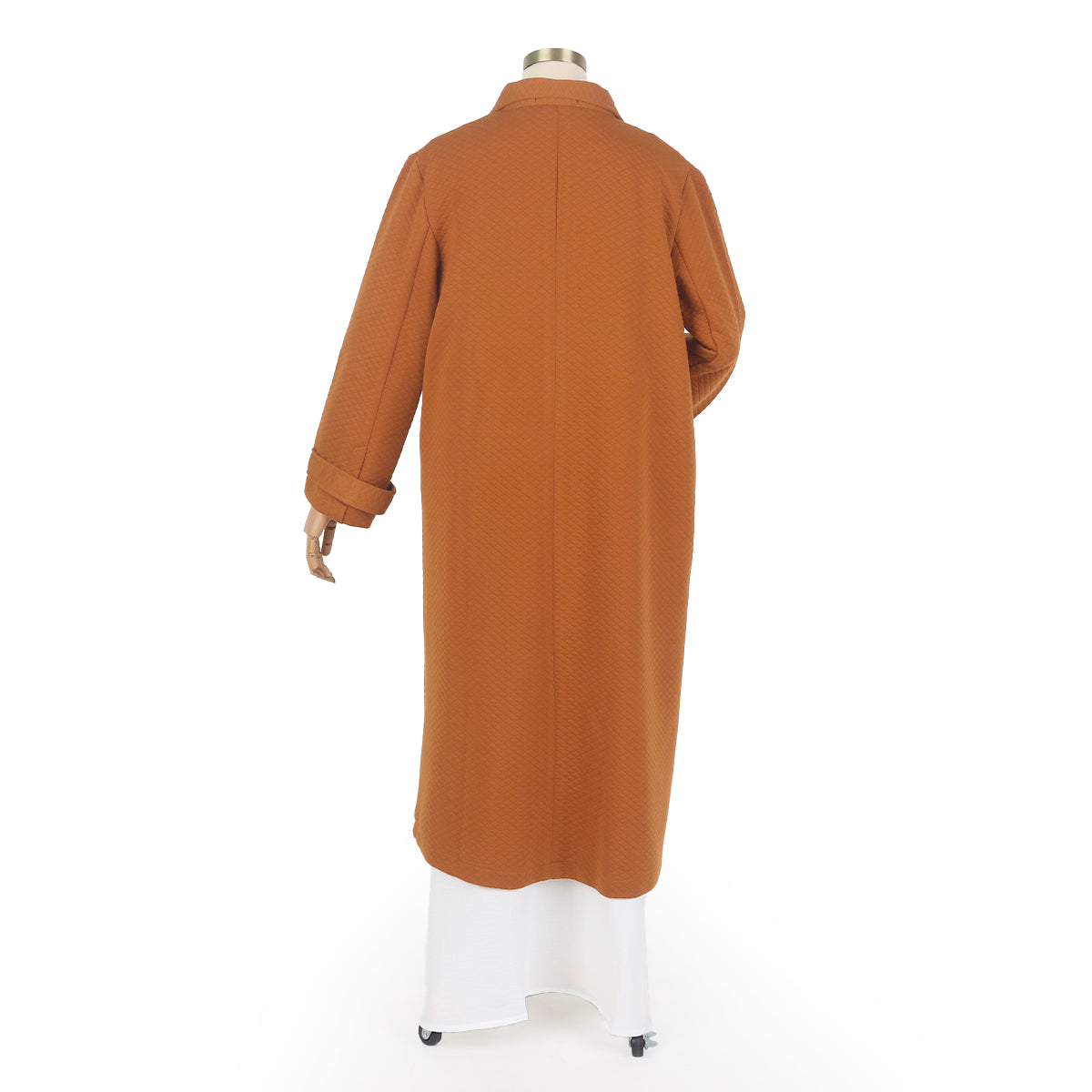 Hazeera Long Jacket - Brick