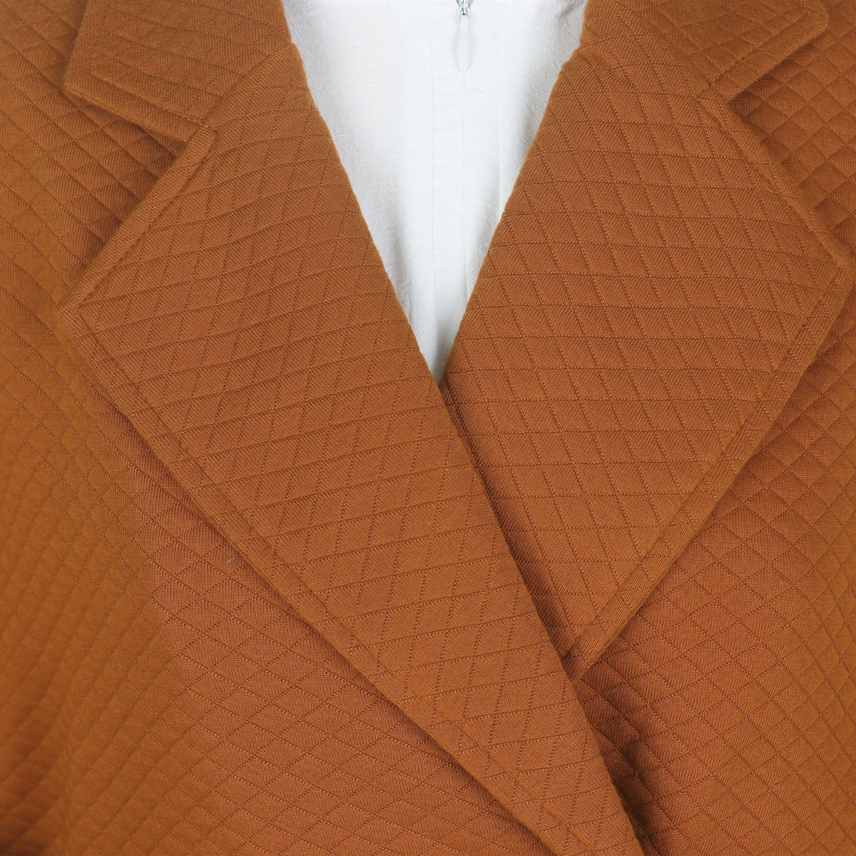 Hazeera Long Jacket - Brick