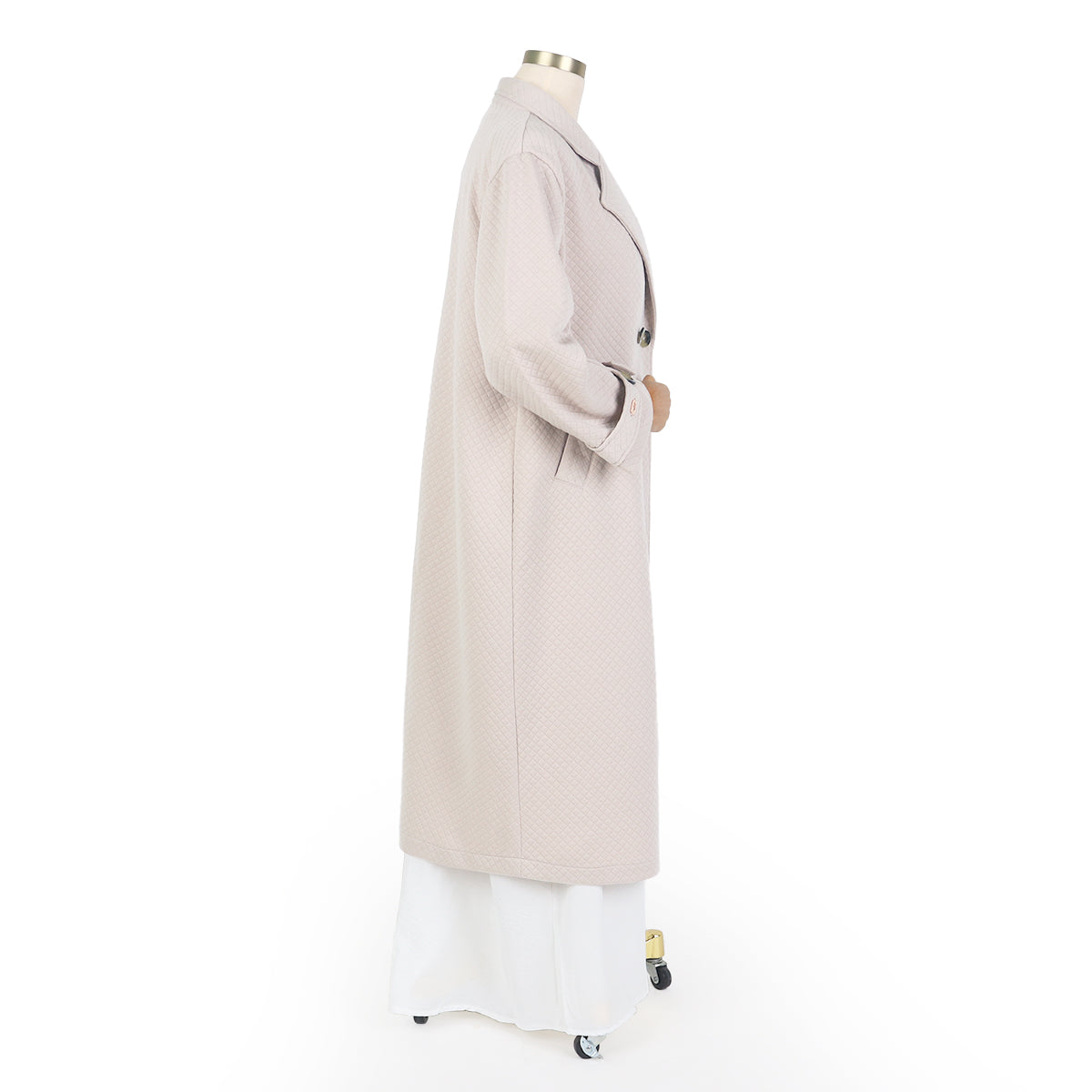 Hazeera Long Jacket - Cream