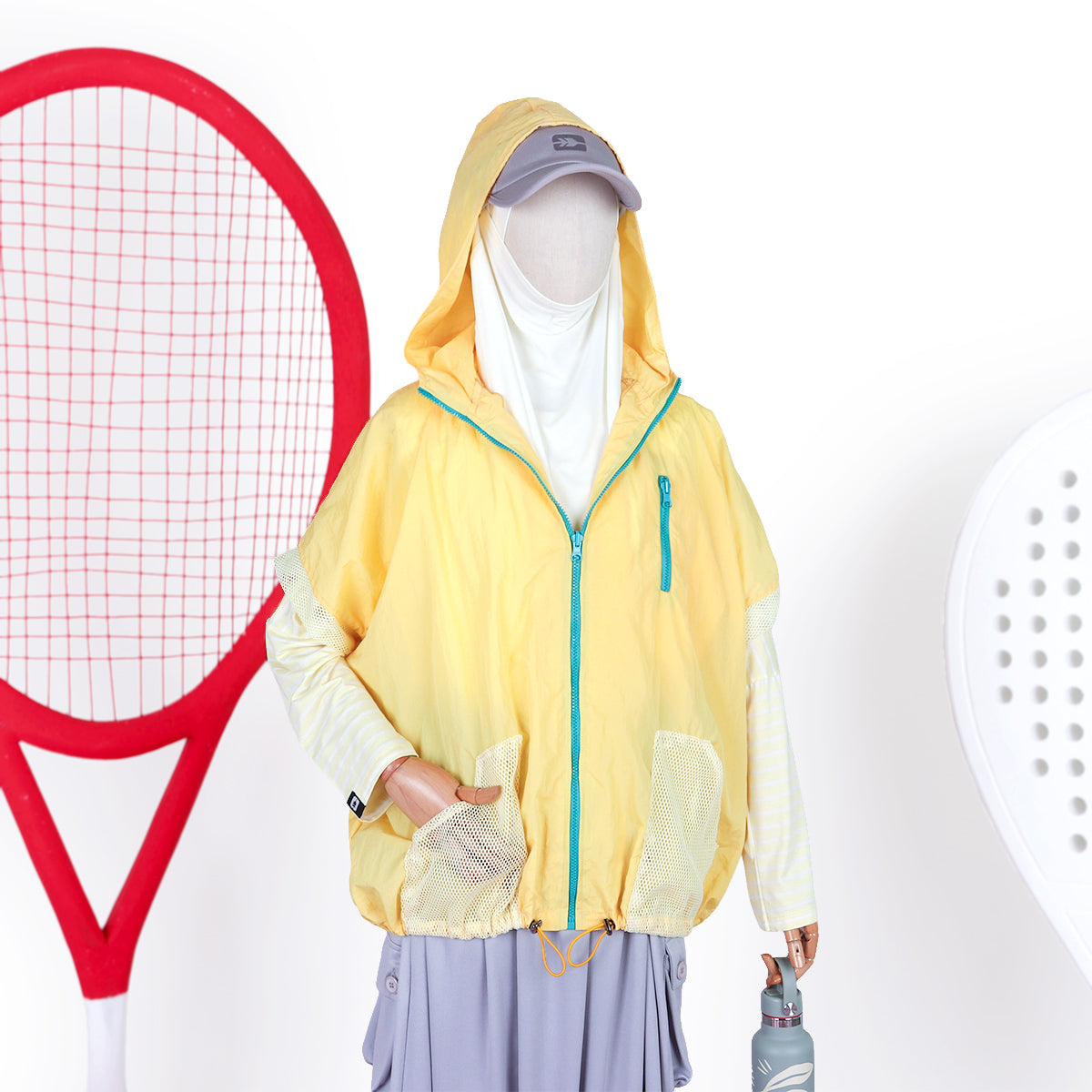 Hulaifah Vest - Butter Yellow