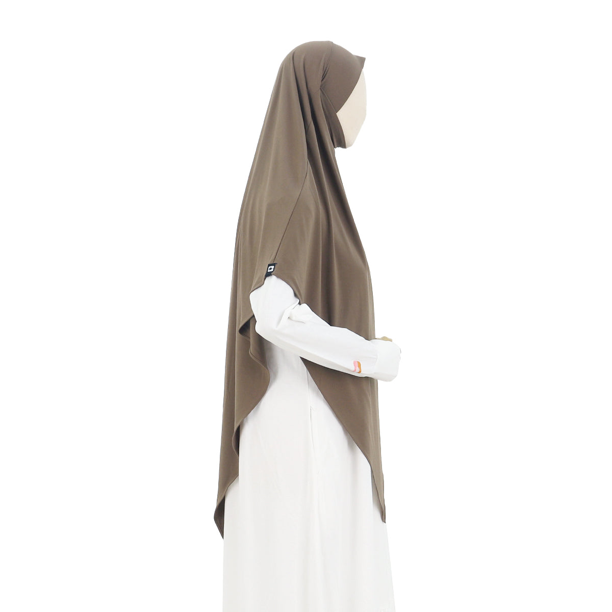 Husna French Khimar - Coffee Milk