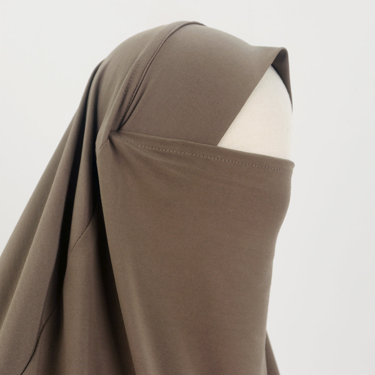Husna French Khimar - Coffee Milk