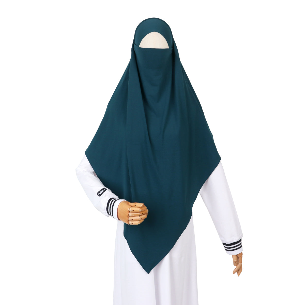 Husna French Khimar - Emerald