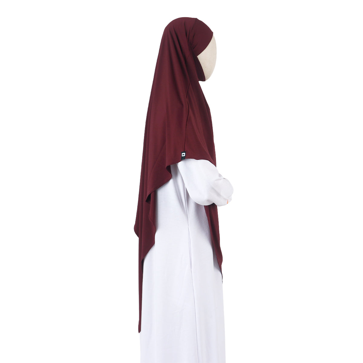 Husna French Khimar - Maroon