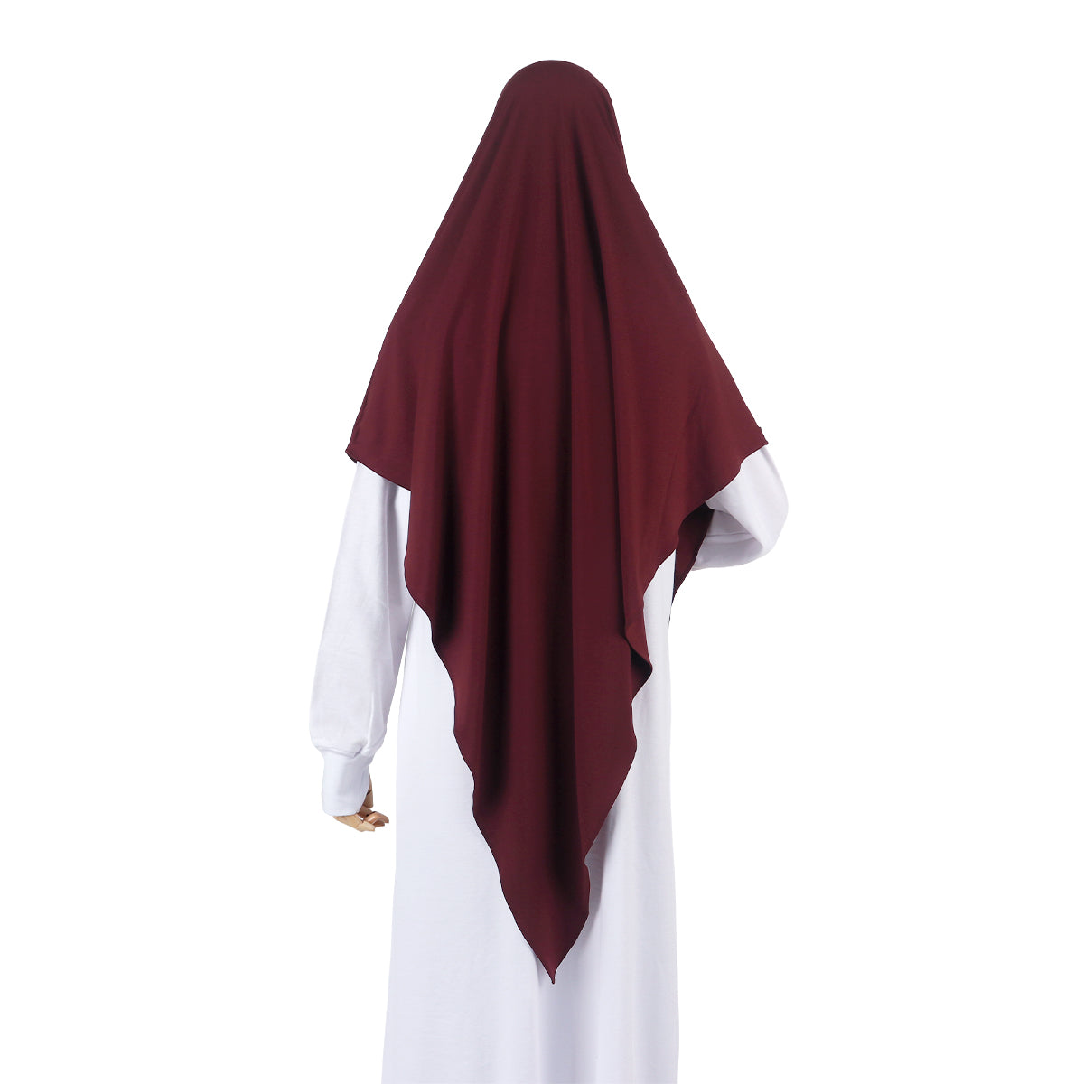 Husna French Khimar - Maroon