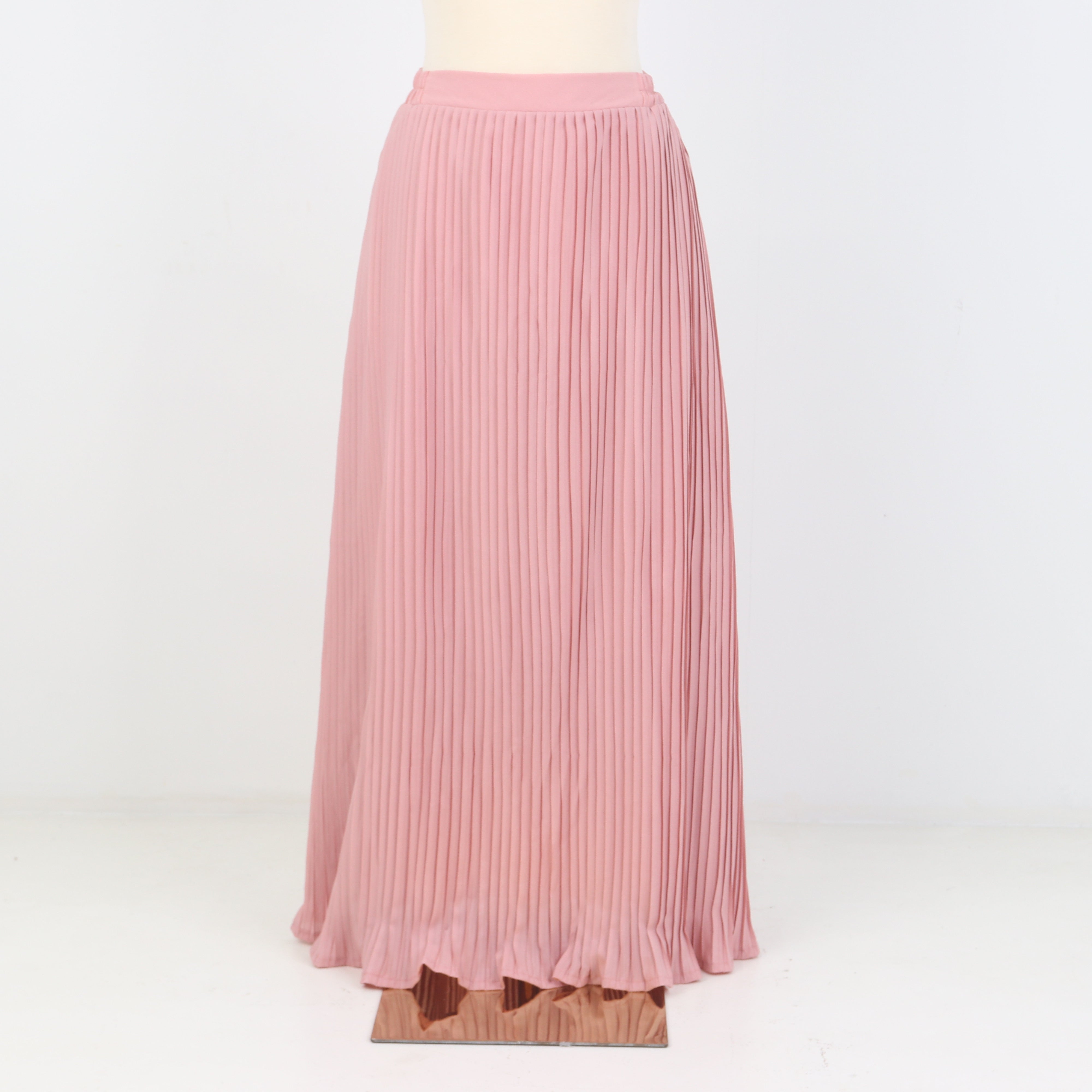 Elina Pleats Skirt - Dusty Pink