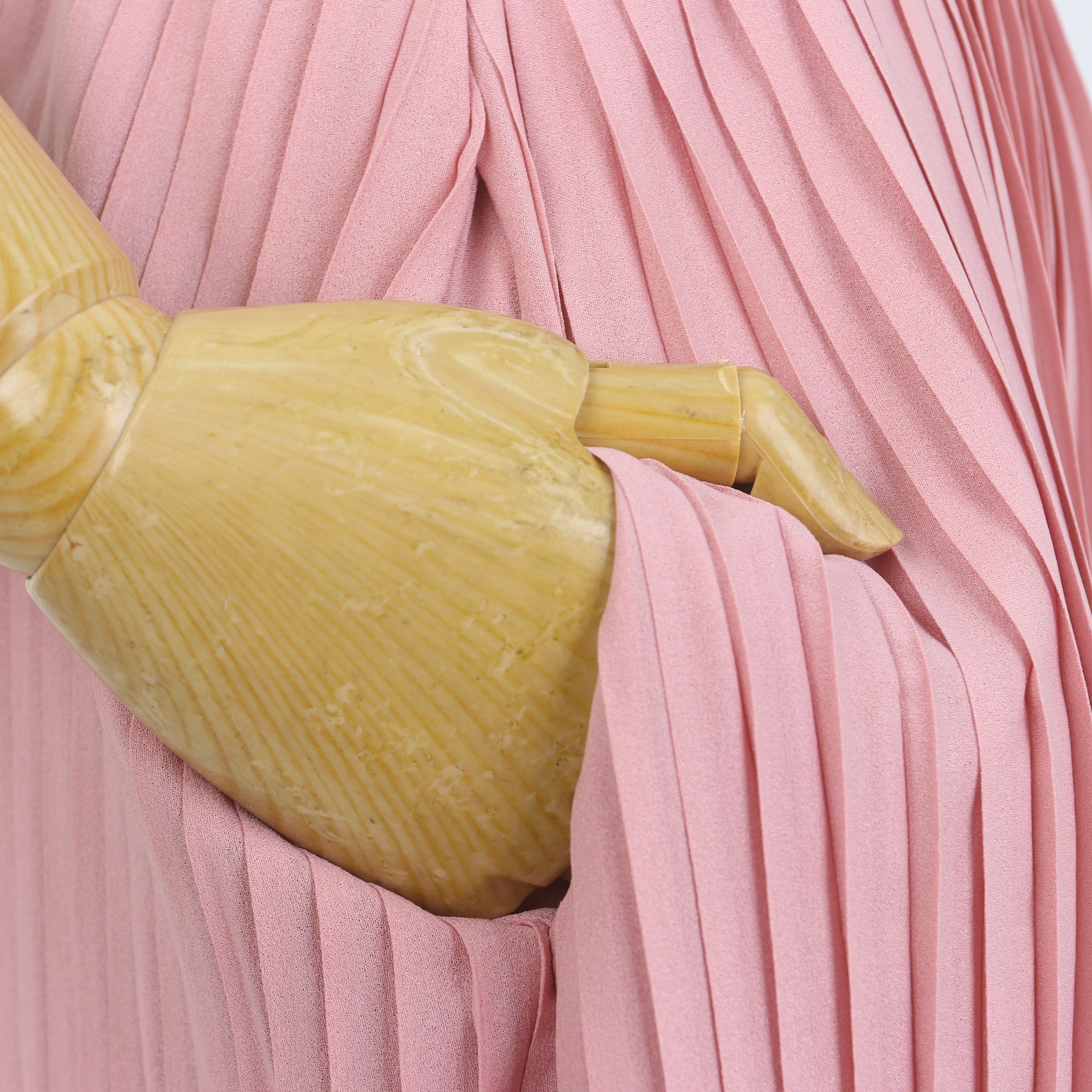 Elina Pleats Skirt - Dusty Pink