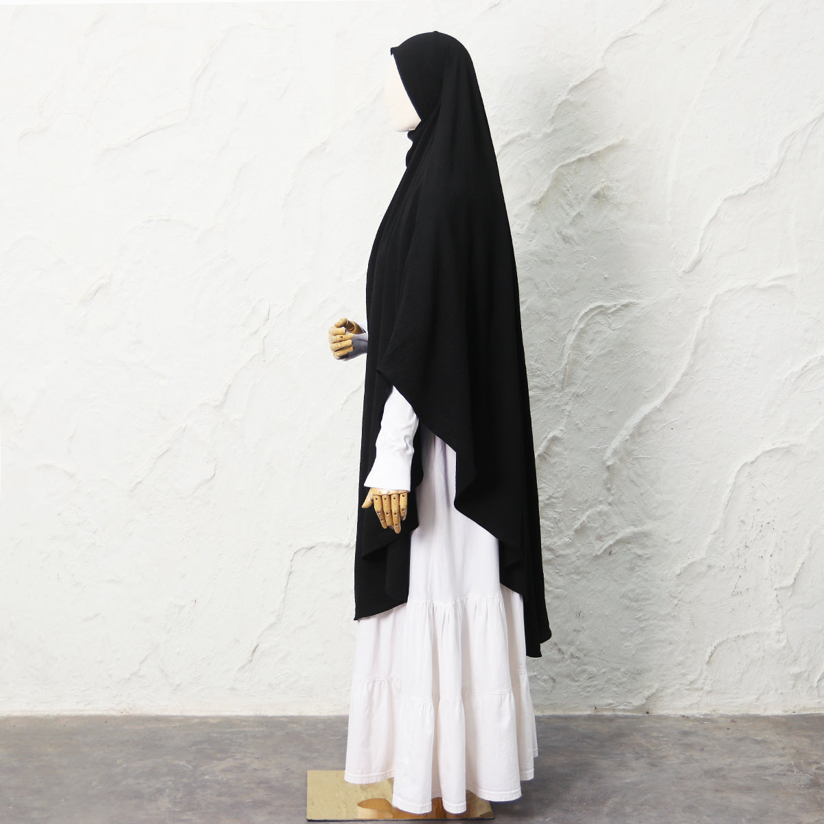 Jasmine French Khimar - Black