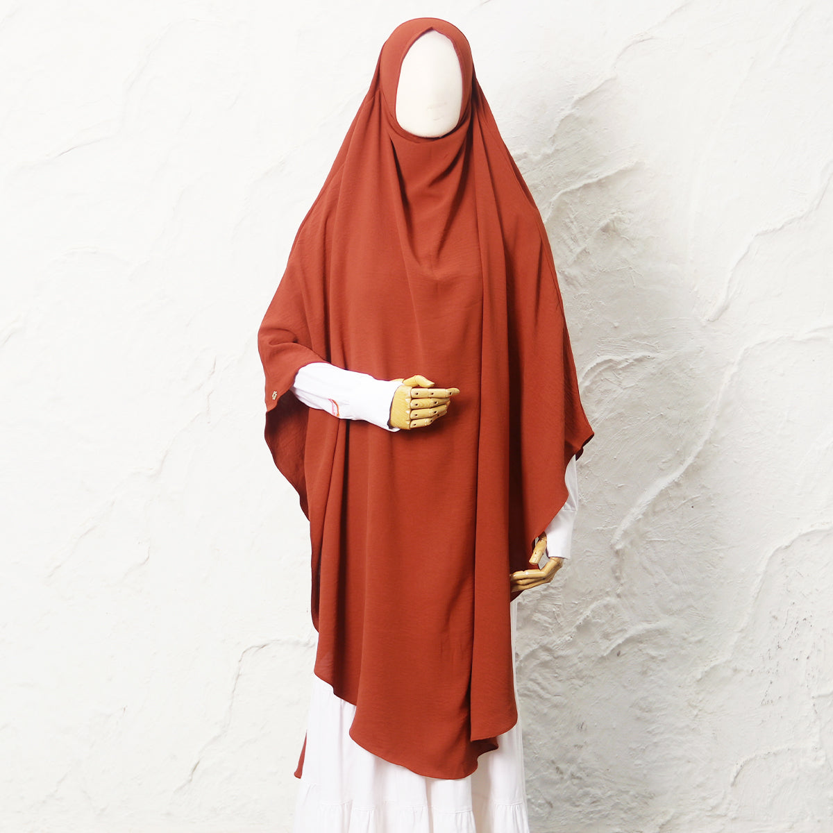 Jasmine French Khimar - Brick