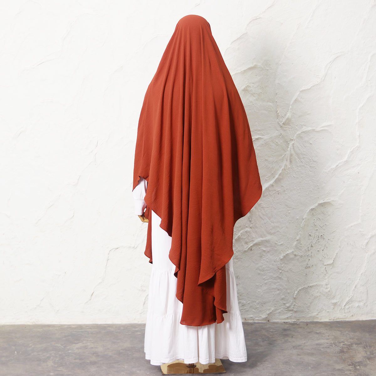 Jasmine French Khimar - Brick