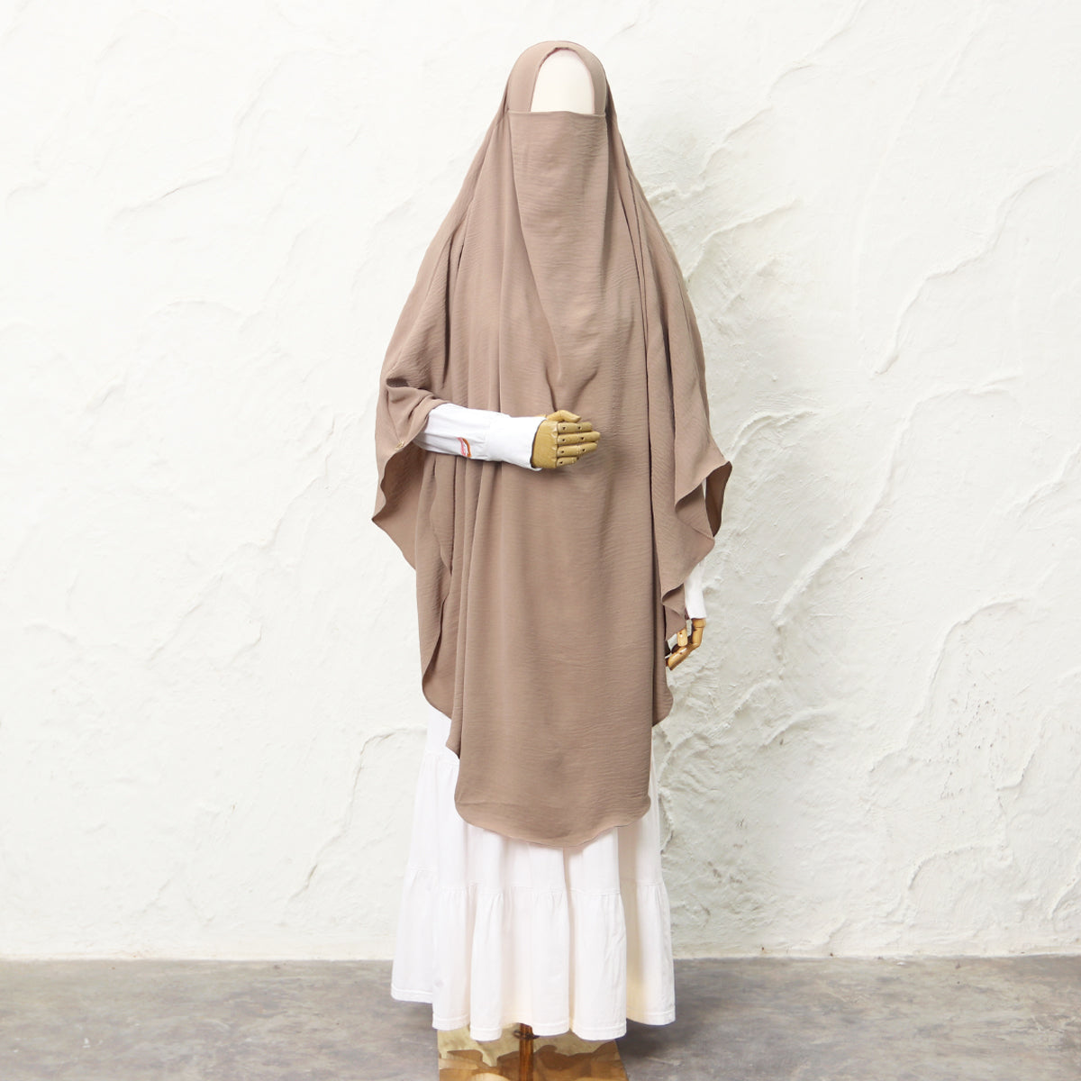 Jasmine French Khimar - Mocca