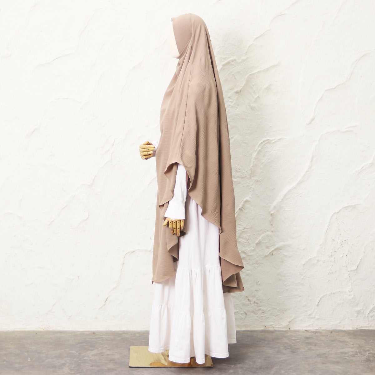 Jasmine French Khimar - Mocca