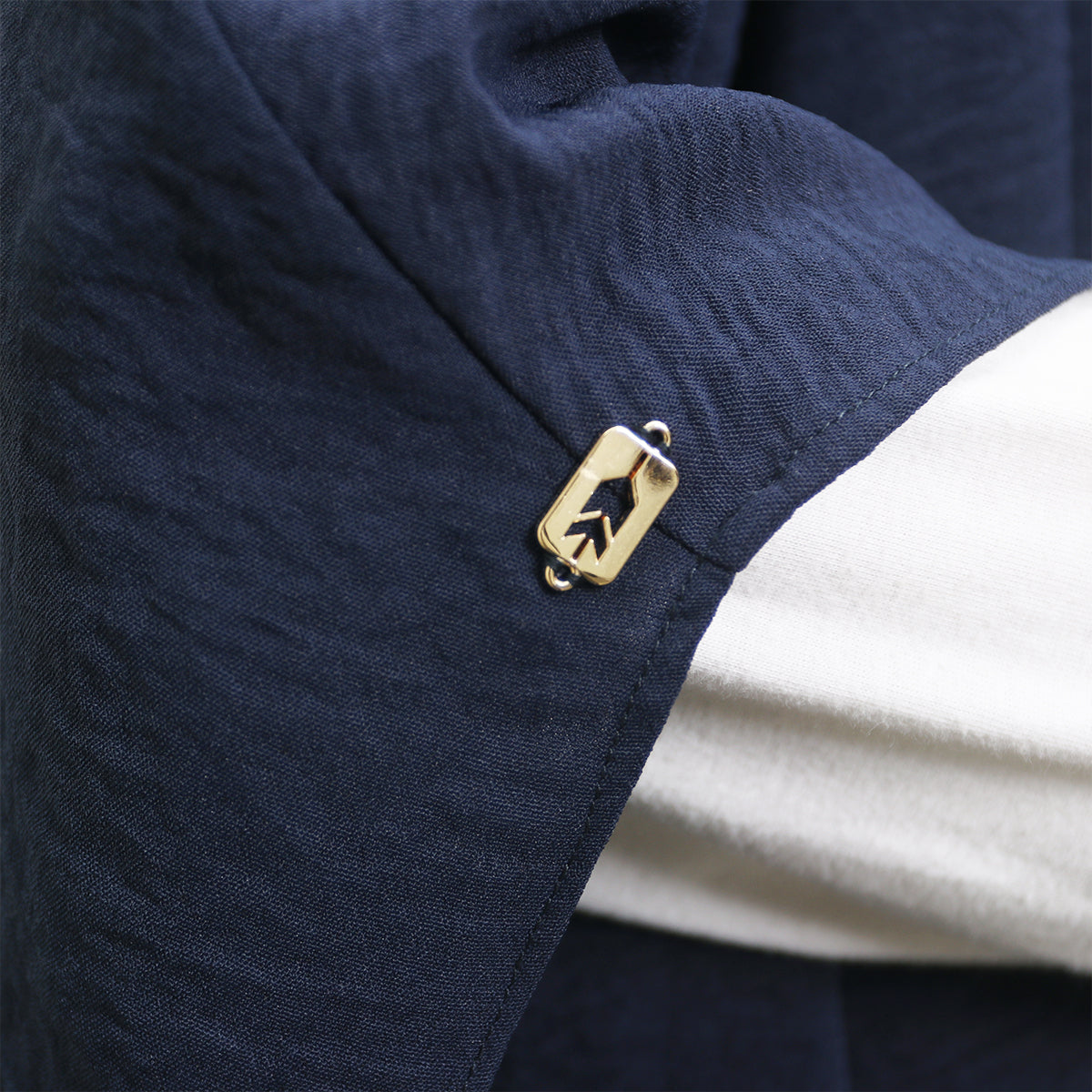 Jasmine French Khimar - Navy