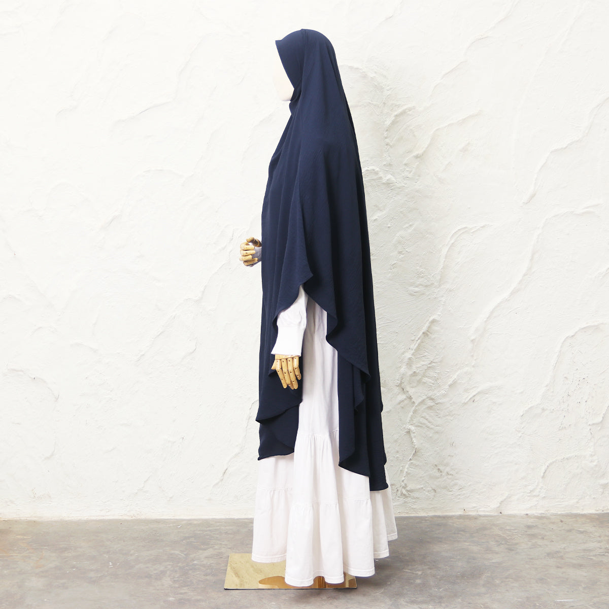 Jasmine French Khimar - Navy