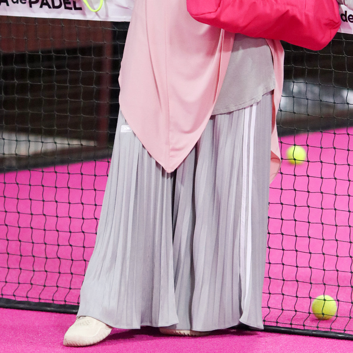 Keira Pleats Skirt - Grey