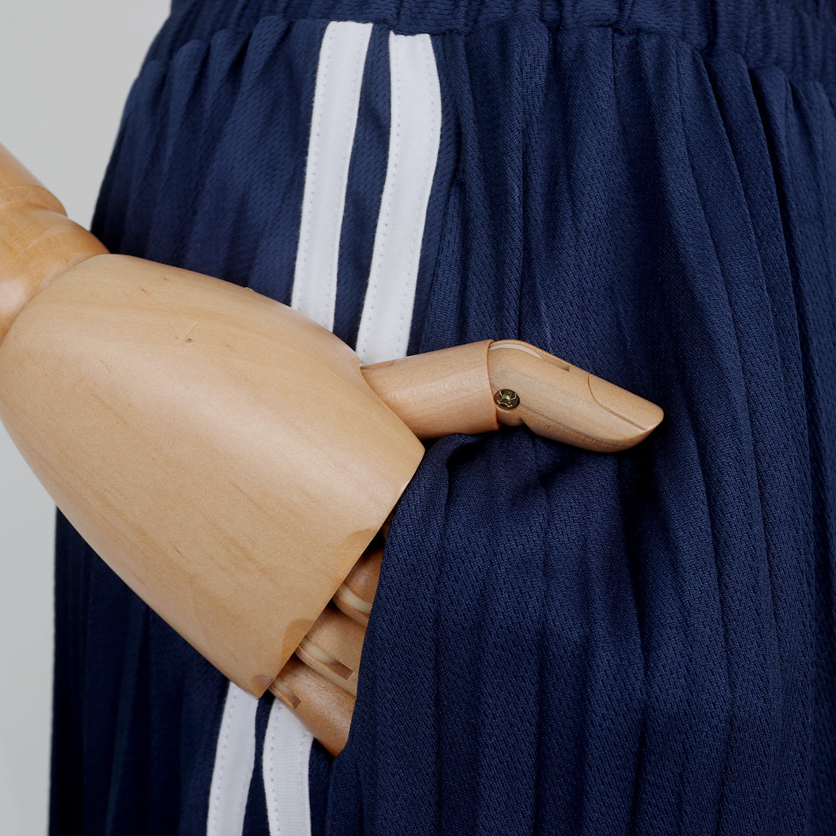 Keira Pleats Skirt - Navy