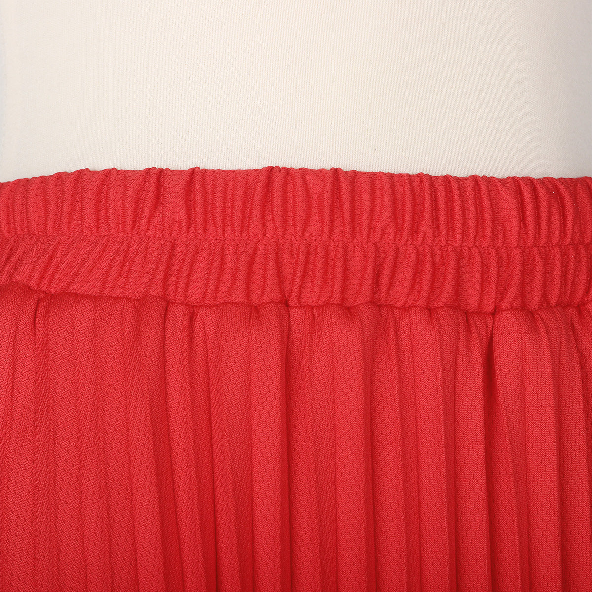 Keira Pleats Skirt - Red