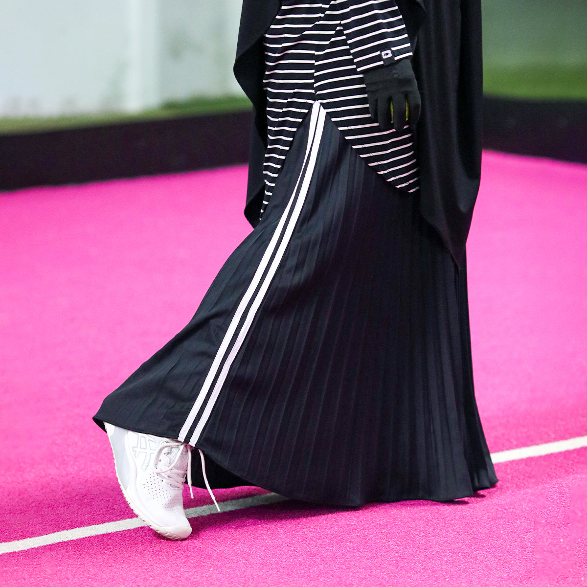 Keira Pleats Skirt - Black