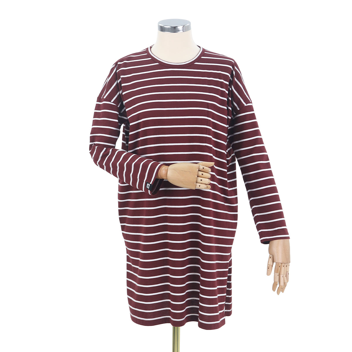 Laila Strip Top - Maroon