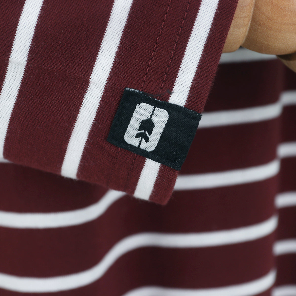 Laila Strip Top - Maroon