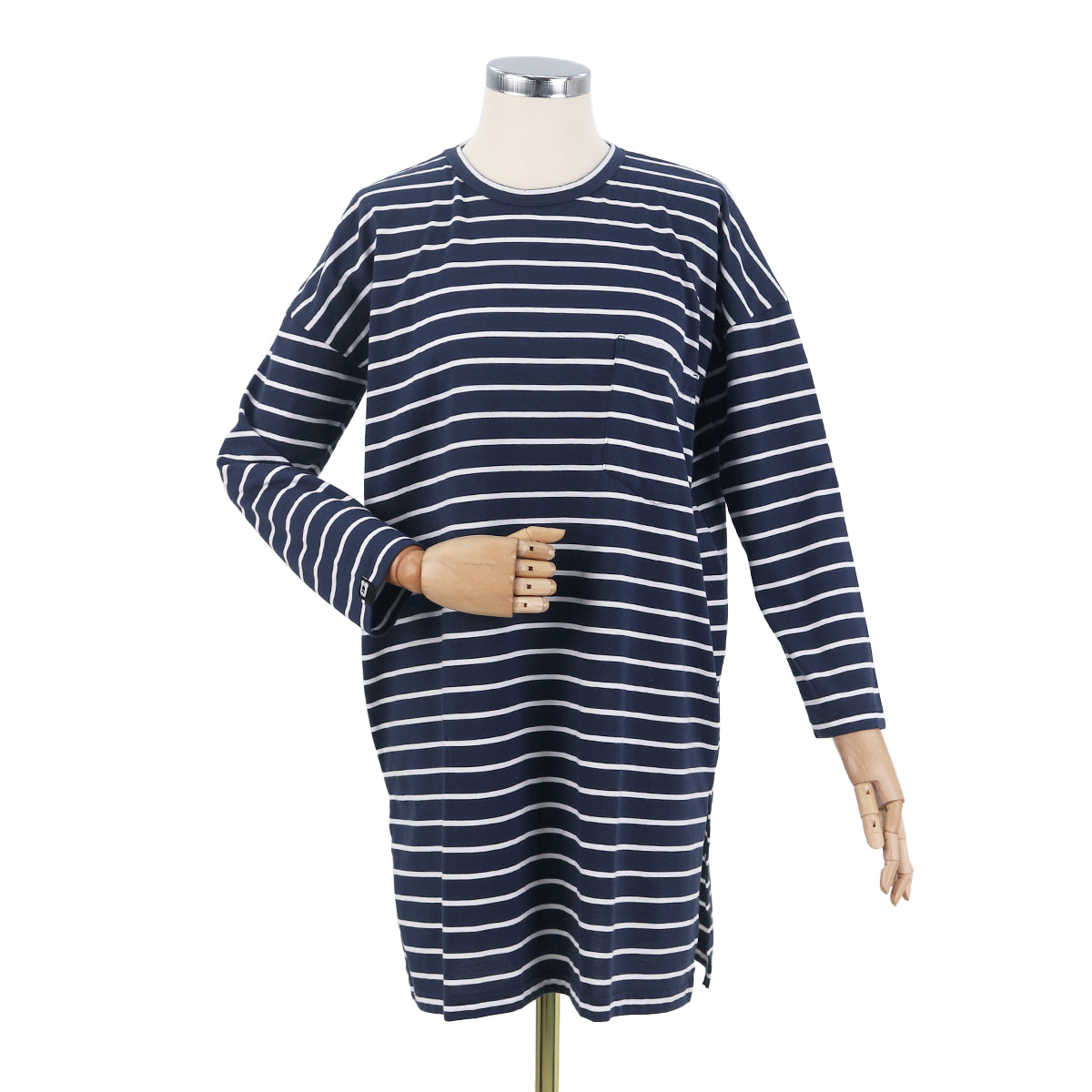 Laila Strip Top - Navy