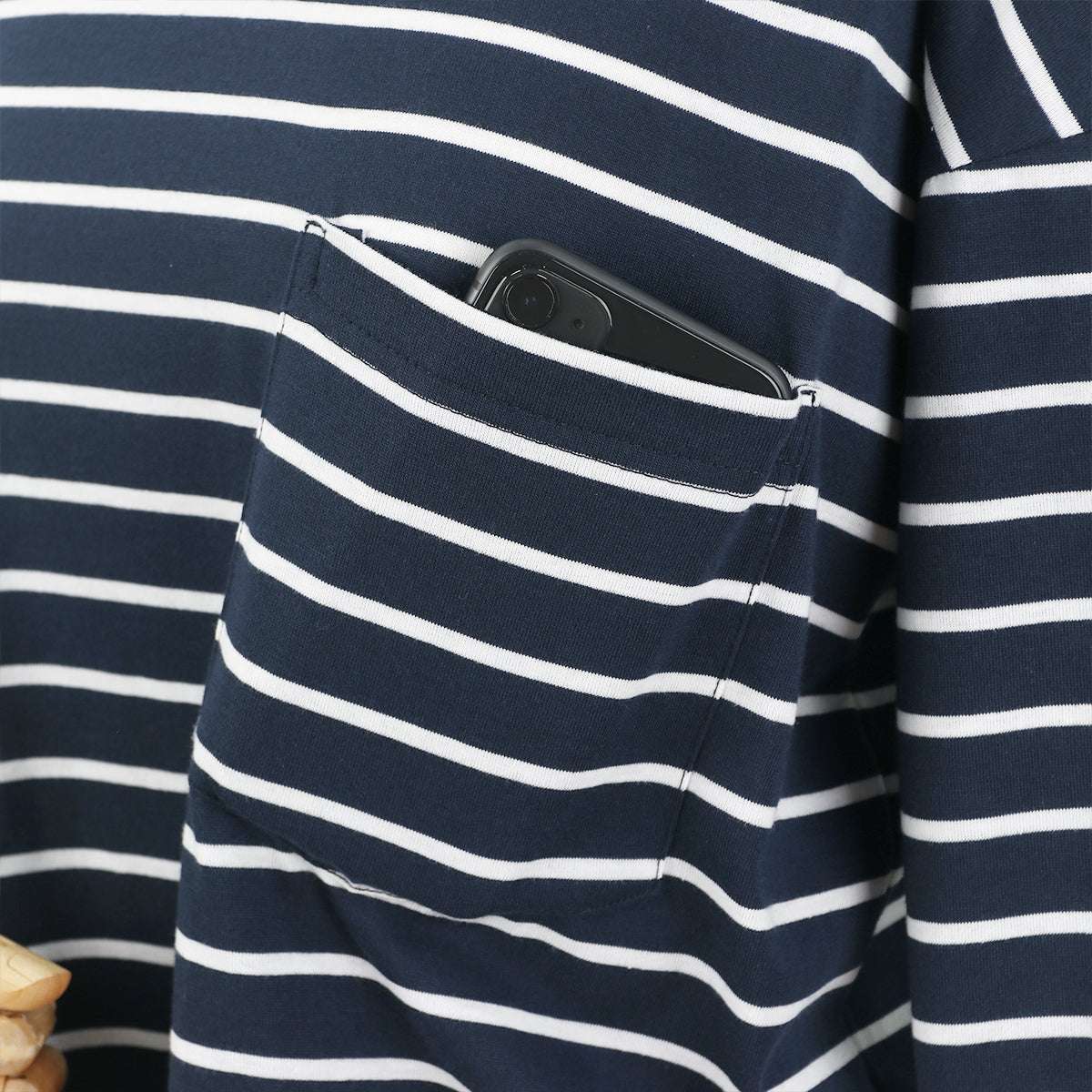 Laila Strip Top - Navy