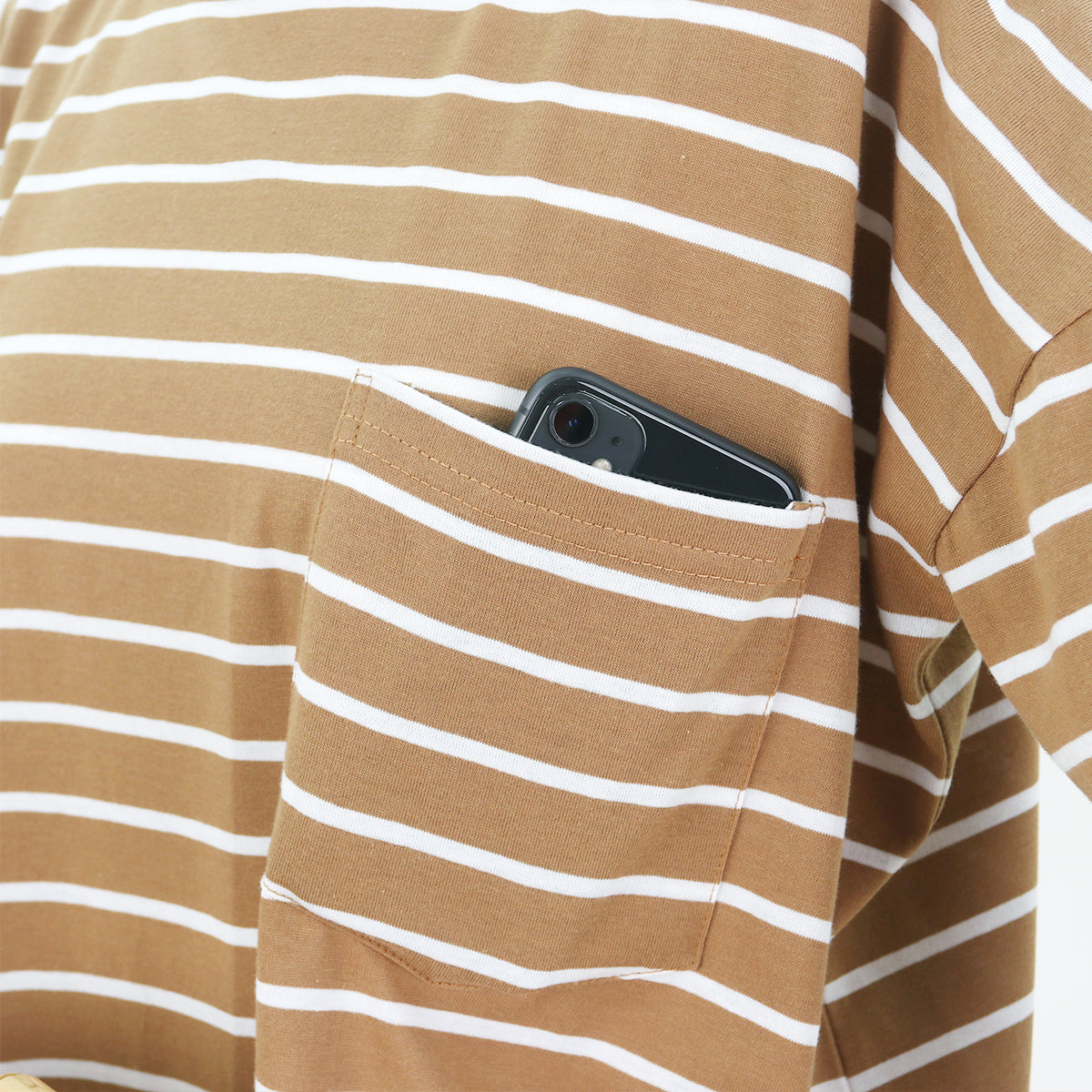 Laila Strip Top - Peanut