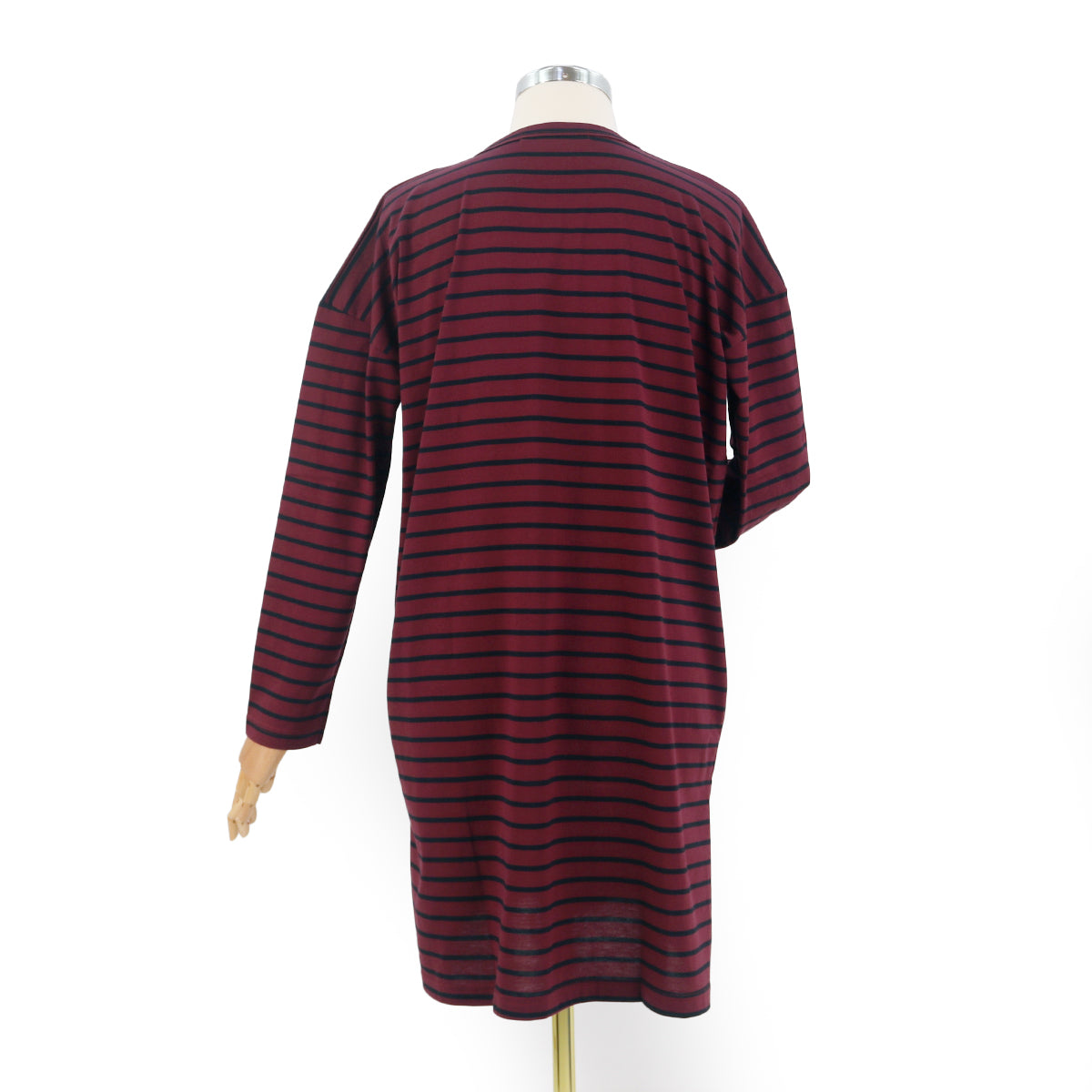 Lana Strip Top - Maroon