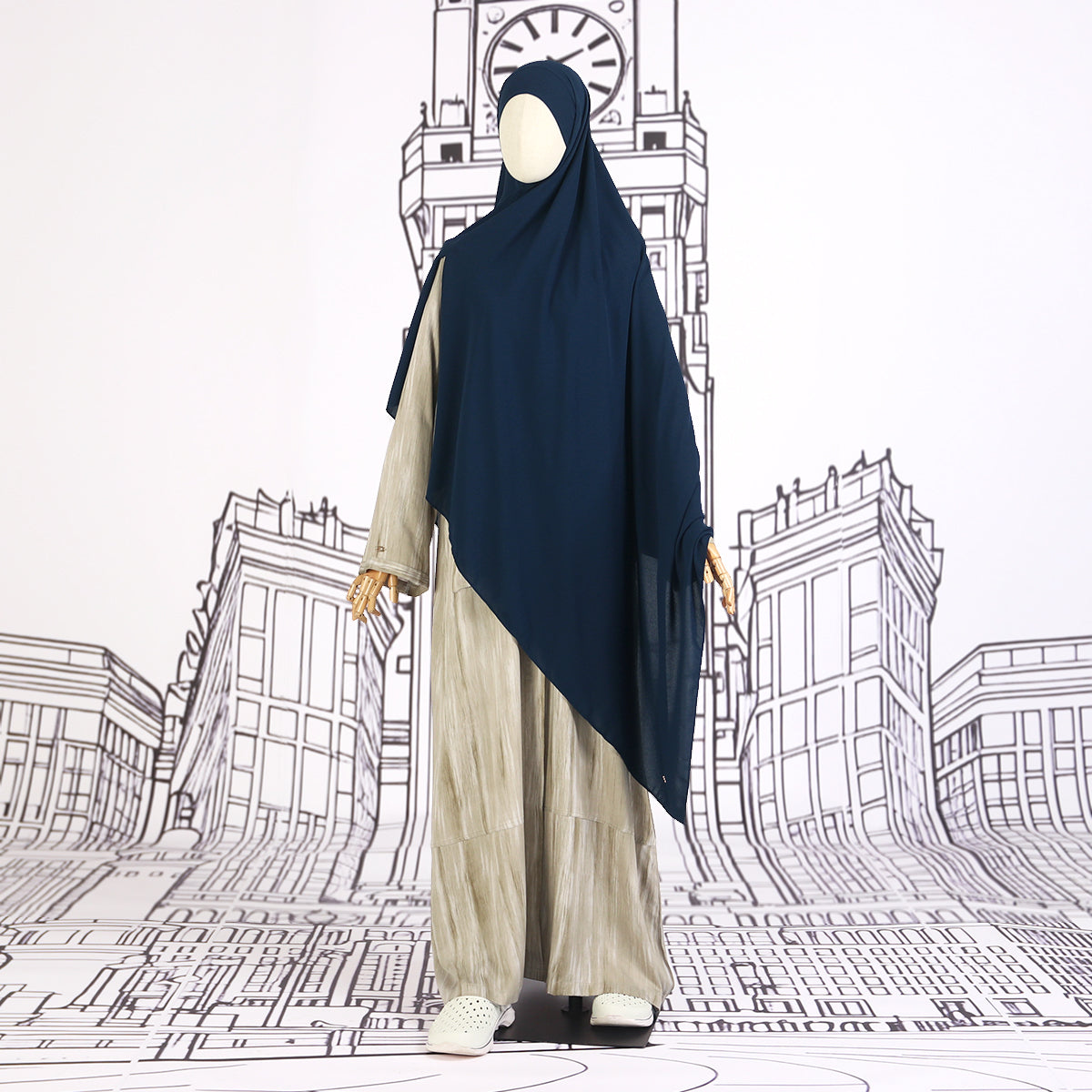 Luma Abaya - Wood Ash