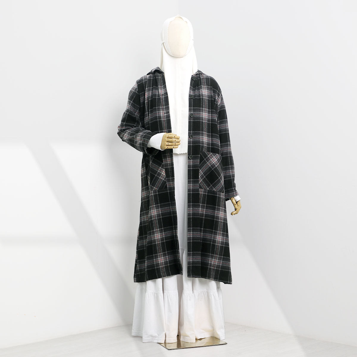 Maleekah Flannel - Black