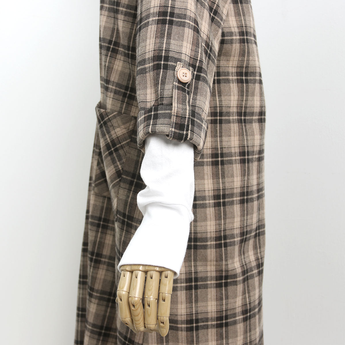 Maleekah Flannel - Mocca