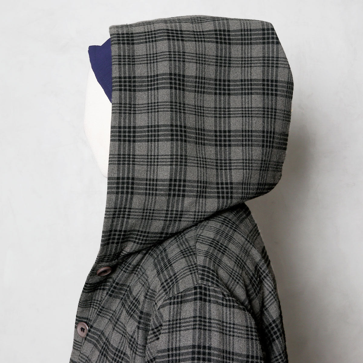 SAMPLE Maleekah Flannel - Dark Grey
