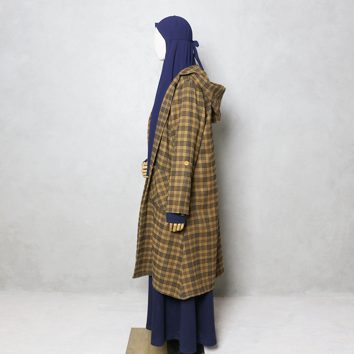 Maleekah Flannel - Mustard